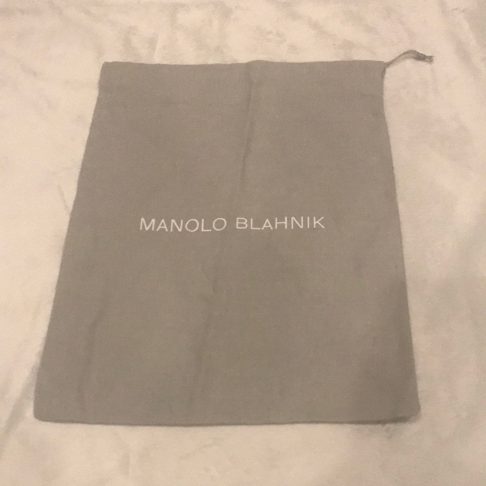 Authentic Manolo Blahnik dust bag